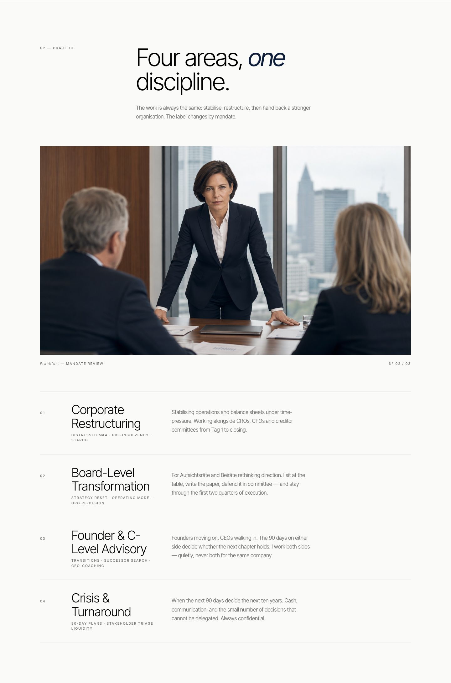 Anne-Kathrin Bergmann — Frankfurt Boardroom