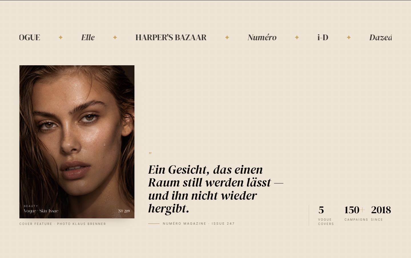 Elena Schwarz — Vogue Skin Issue