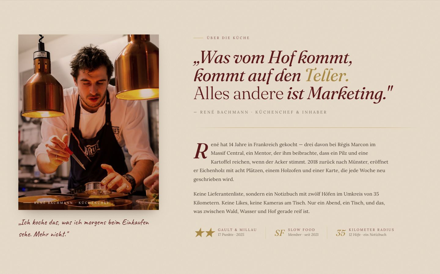 Restaurant — Küchenchef